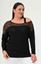 Picture of CURVY GIRL GLITTER ANIMAL PRINT TOP
